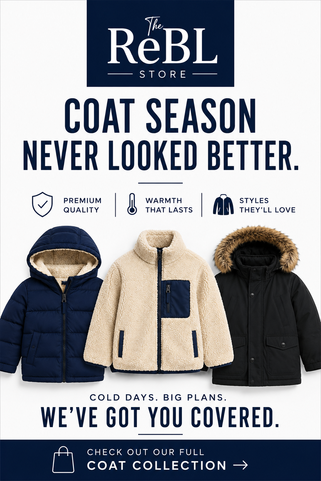 Coat season never looked better. Shop the full coat collection.